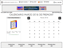 Tablet Screenshot of calendario-marzo.com